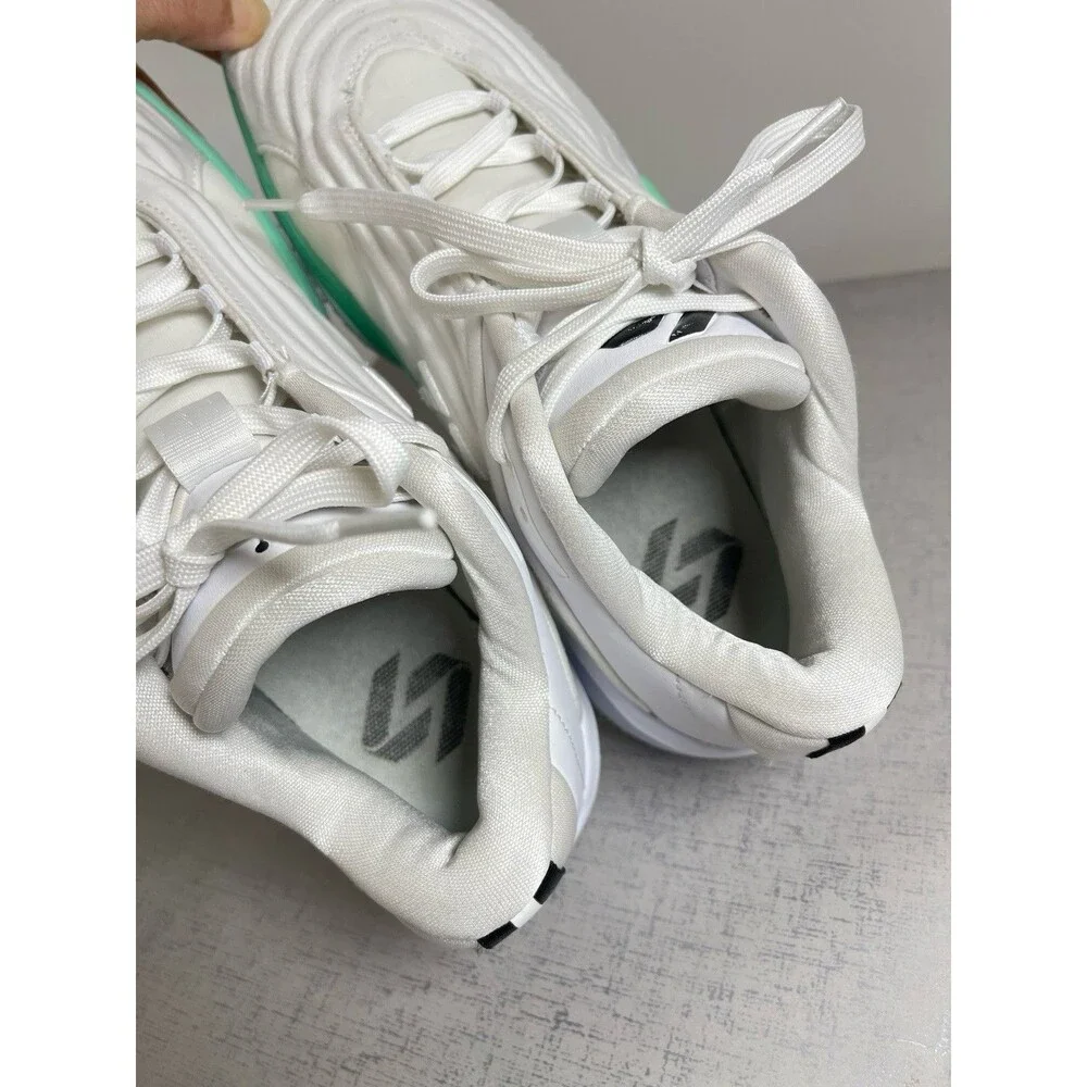 Nike Jordan Luka 3 White/Black-Volt Glow Green Basketball Shoes Men's 10 M